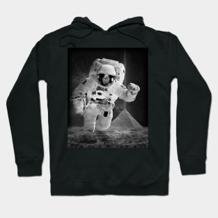 Black & White Astronaut Hoodie
